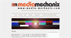 Desktop Screenshot of media-mechanix.com